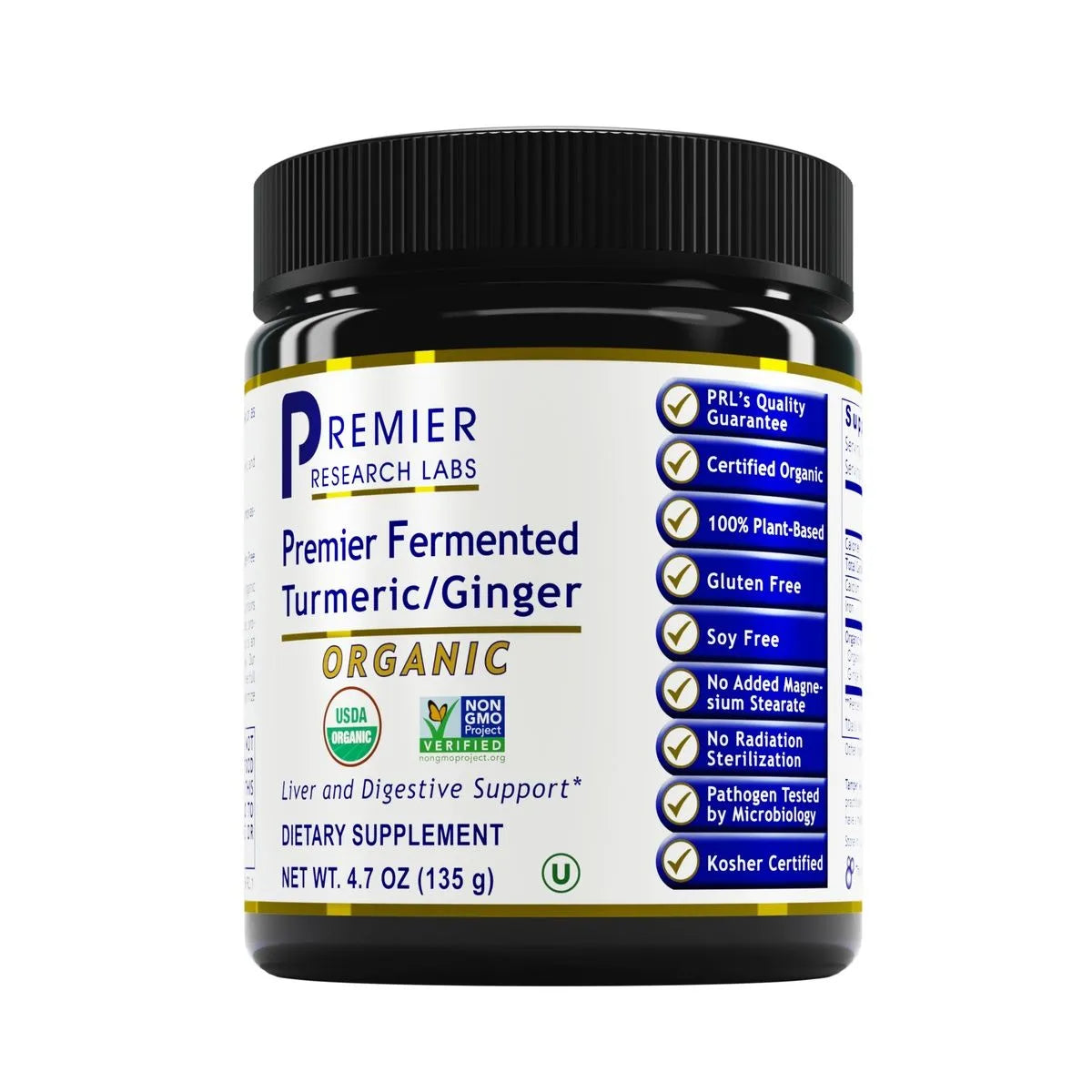 PRL Organic Premier Fermented Turmeric/Ginger