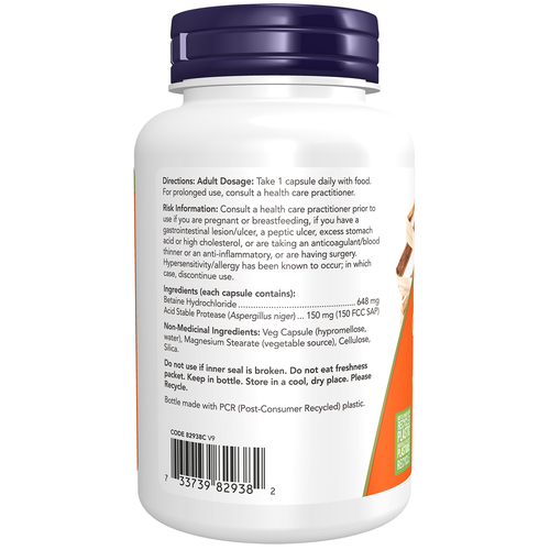 NOW Betaine HCI 120 cap