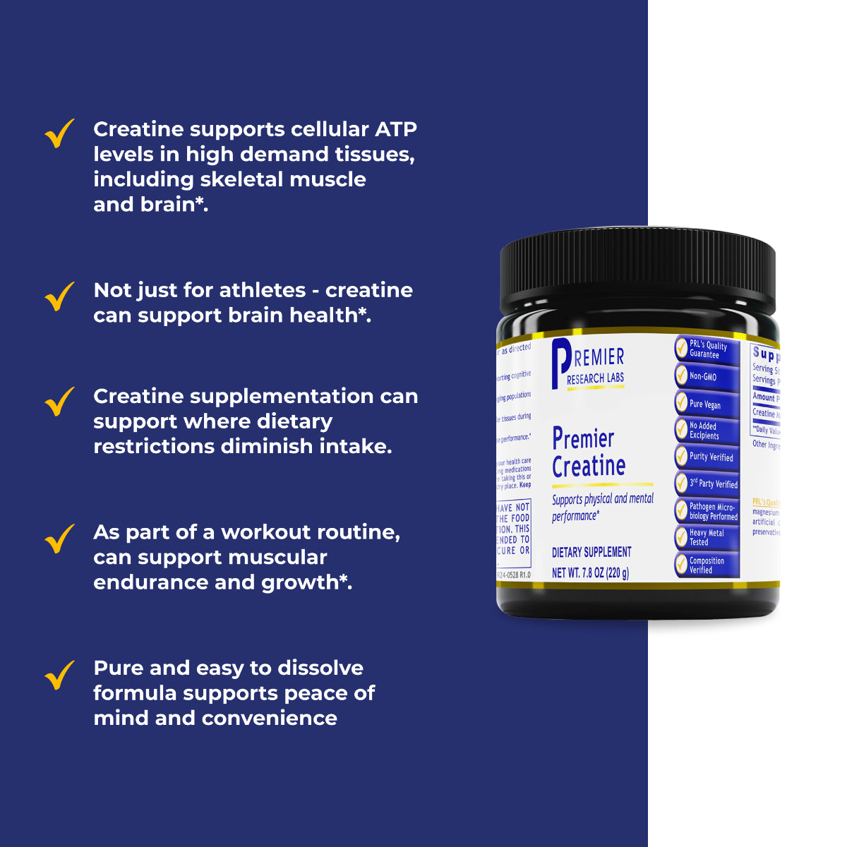 PRL Creatine, Premier