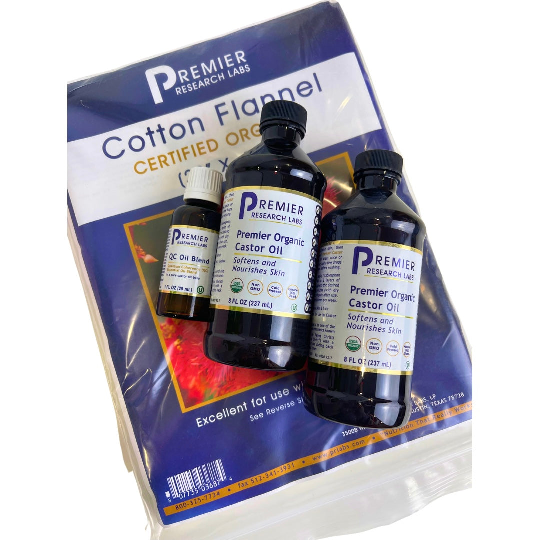 Castor Oil Bundle with QC Oil
