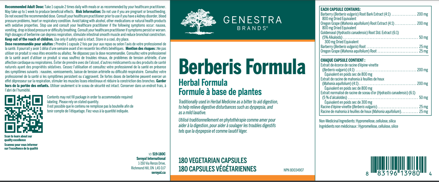 Berberis Formula