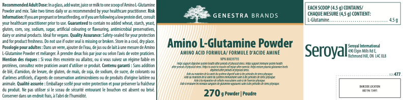 genestra l-glutamine powder