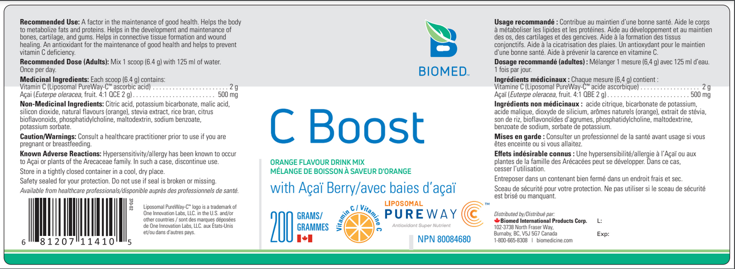 C Boost Drink Mix 227 gm