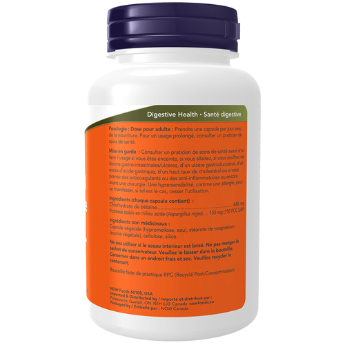 NOW Betaine HCI 120 cap