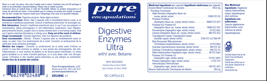 Digestive Enzymes Ultra with Betaine
