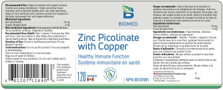 Zinc Picolinate with Copper